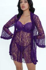 AXTZH BRIDAL INTIMATE NIGHTWEAR COLLECTION X0825-DPURPLE-F11N