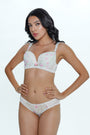 BELLAGIO Floral Lace Lingerie Set BB1813-MINPR-DN202