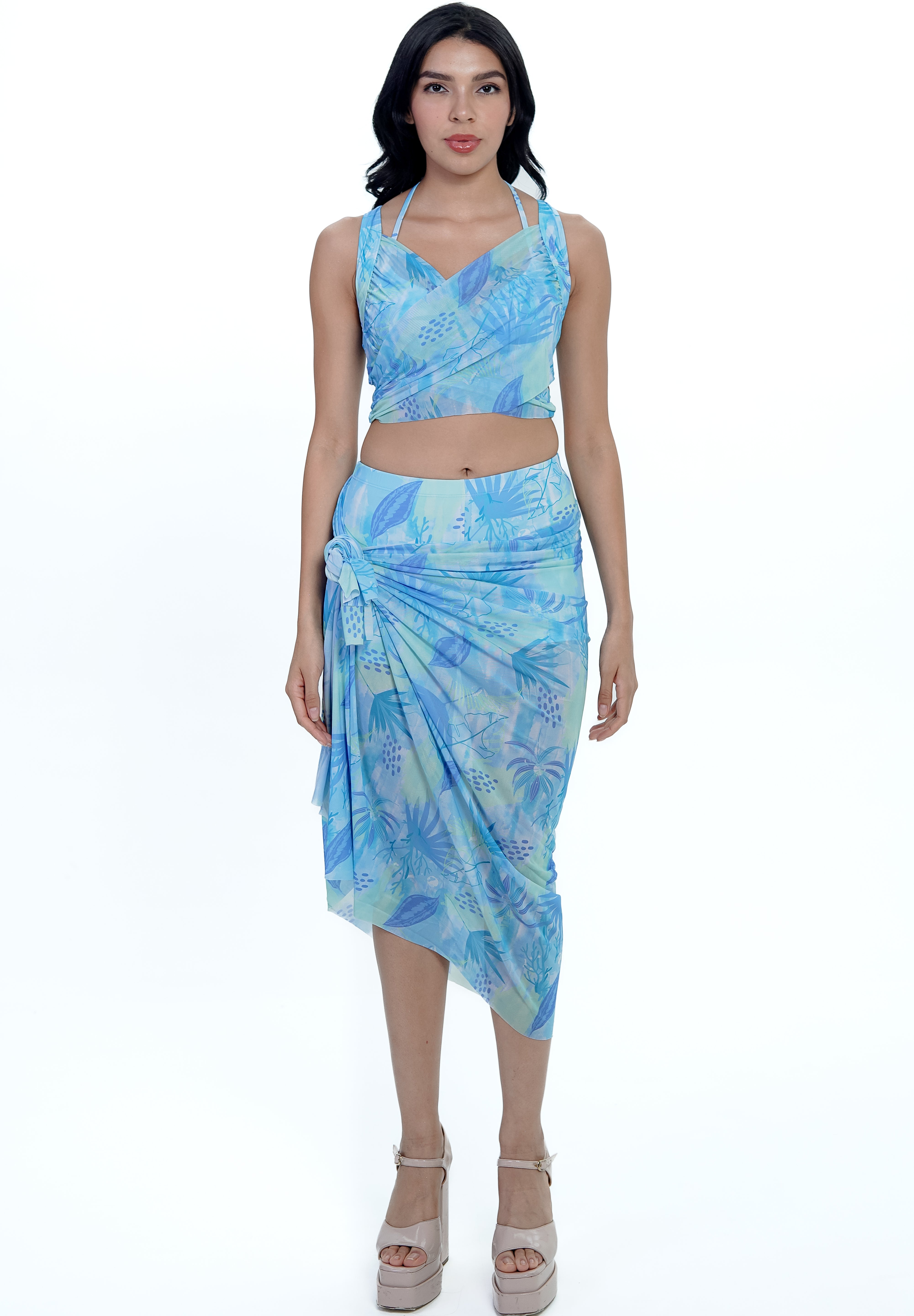 Sblpr AXTZH Tropic Twist Beachwear Set XSWIM3PS7350IY-MINPR