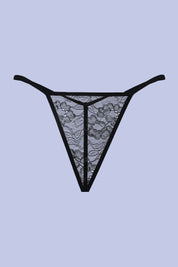 AXTZH 2-Piece Sexy Nightwear for Women with Sheer Lace Design and Elegant Detailing X3009-BLACK-F1N