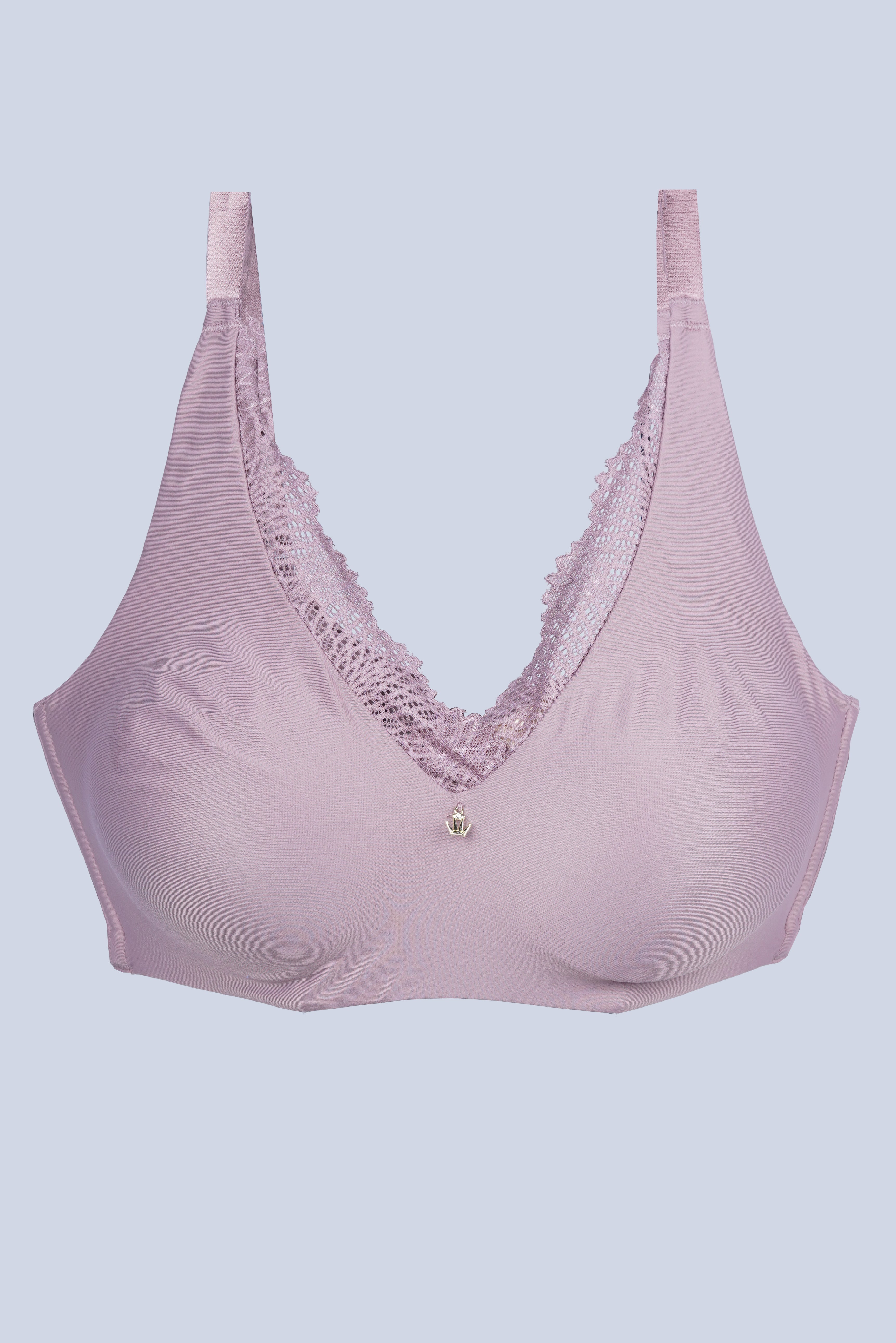 TRIUMPH  Soft Touch Wire-Free Bra with Delicate Lace Neckline for Effortless Style 100I631-UD
