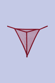 AXTZH Romantic Sheer Lingerie Nightwear for Women with Flowing Silhouette X8233-SCARLET-F1N