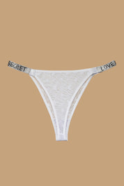 AXTZH Love Secret Mesh THONG XTHGFNET1001IO-WHITE