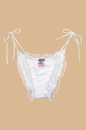 AXTZH Sweet Tease Tie-Side Brief XPTYFCOKNOT0650IO-WHITE