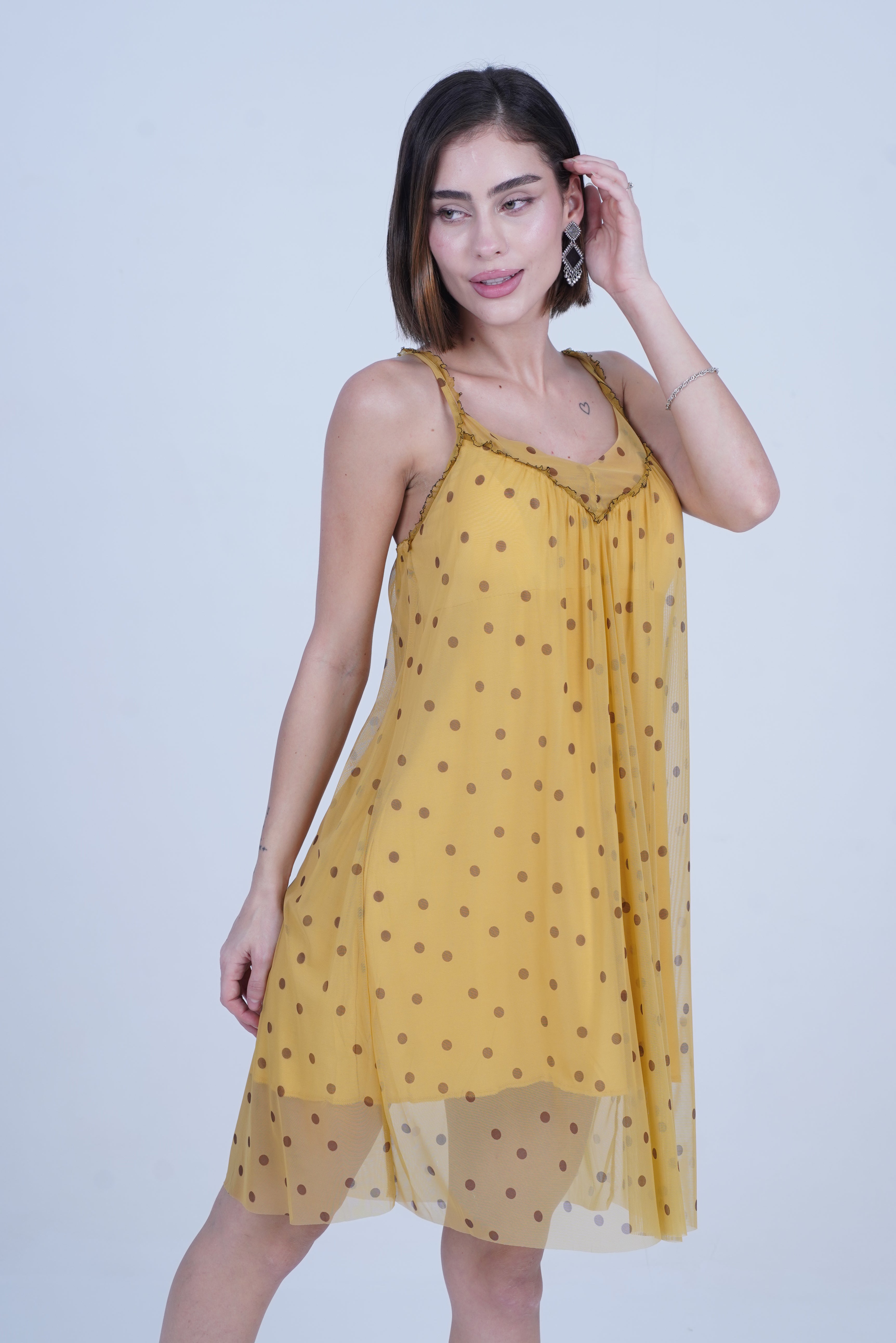 AXTZH Piece Sexy Satin NIGHTWEAR with All-Over Floral Print and Lightweight Comfort X0301-MUSDOT-F1N