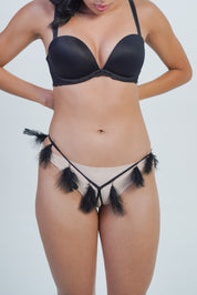 AXTZH PANTY X0569-BLACK-THGF2