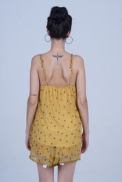 AXTZH Nightwear Two-piece set with camisole and shorts X2588-MUSDOT-A4N