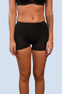 AXTZH WOMEN INNER Women’s Sexy High-Waist Shorts with Body-Sculpting Fit X8915-BLACK-SHPPP1