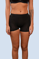 AXTZH WOMEN INNER Women’s Sexy High-Waist Shorts with Body-Sculpting Fit X8915-BLACK-SHPPP1