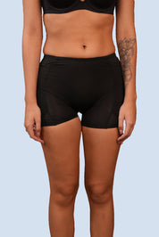 AXTZH WOMEN INNER Women’s Sexy High-Waist Shorts with Body-Sculpting Fit X8915-BLACK-SHPPP1