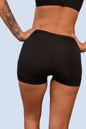 AXTZH WOMEN INNER Women’s Sexy High-Waist Shorts with Body-Sculpting Fit X8915-BLACK-SHPPP1