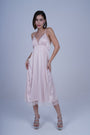 AXTZH Romantic Long Robe and Inner Slip Nightwear Set Crafted for Comfort and Sophistication X2339-PEARL-F22S