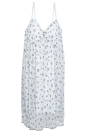 AXTZH 2-Piece Nightwear Set – White & Black Lace Detail X0285-ICEPR-F11N