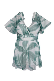 AXTZH Sheer One Piece Nightwear X8035-GRNPR-1PF