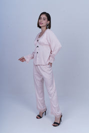 AXTZH Classic Comfort, Modern Sensuality – Two-Piece Nightwear X0906-BLUSH-F11S