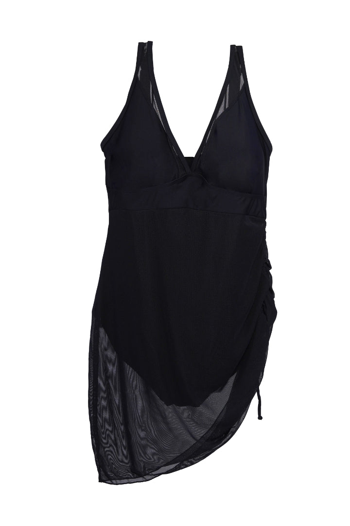 AXTZH ELEGANT MESH LINGERIE SWIMWEAR X1065-BLACK-1PM