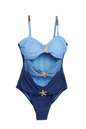 AXTZH The Cutout One-Piece – Statement Swimwear X2518-SBLUE-1PM