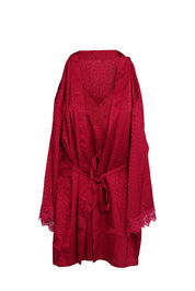 AXTZH Romantic Bridal Nightwear 3-Piece Set X6460-SCARLET-NSSL3PS