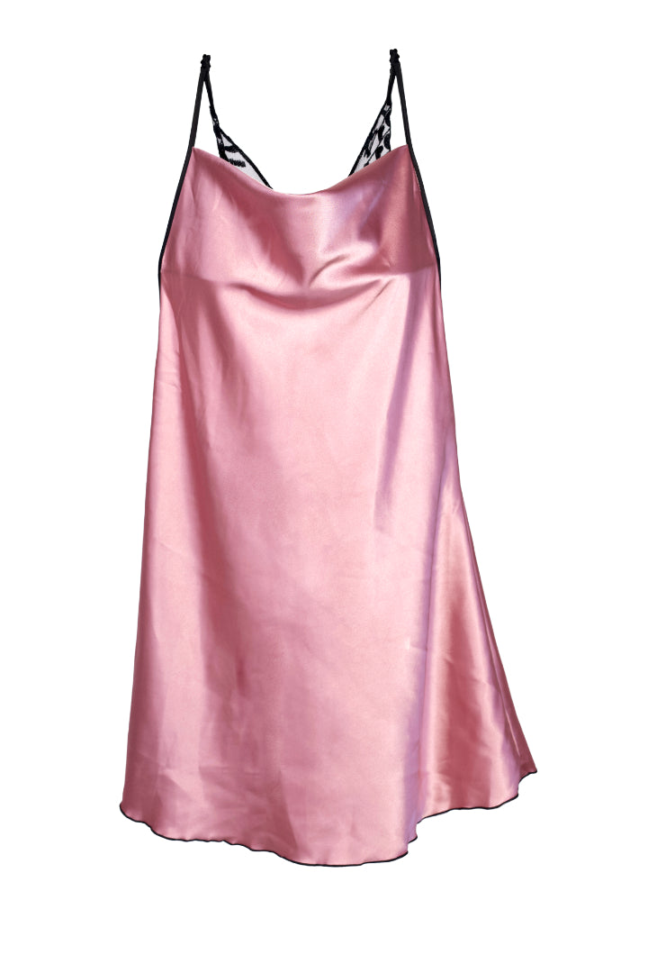 AXTZH BRIDAL SATIN NIGHTWEAR SLIP X0837-BLUSH-F1S