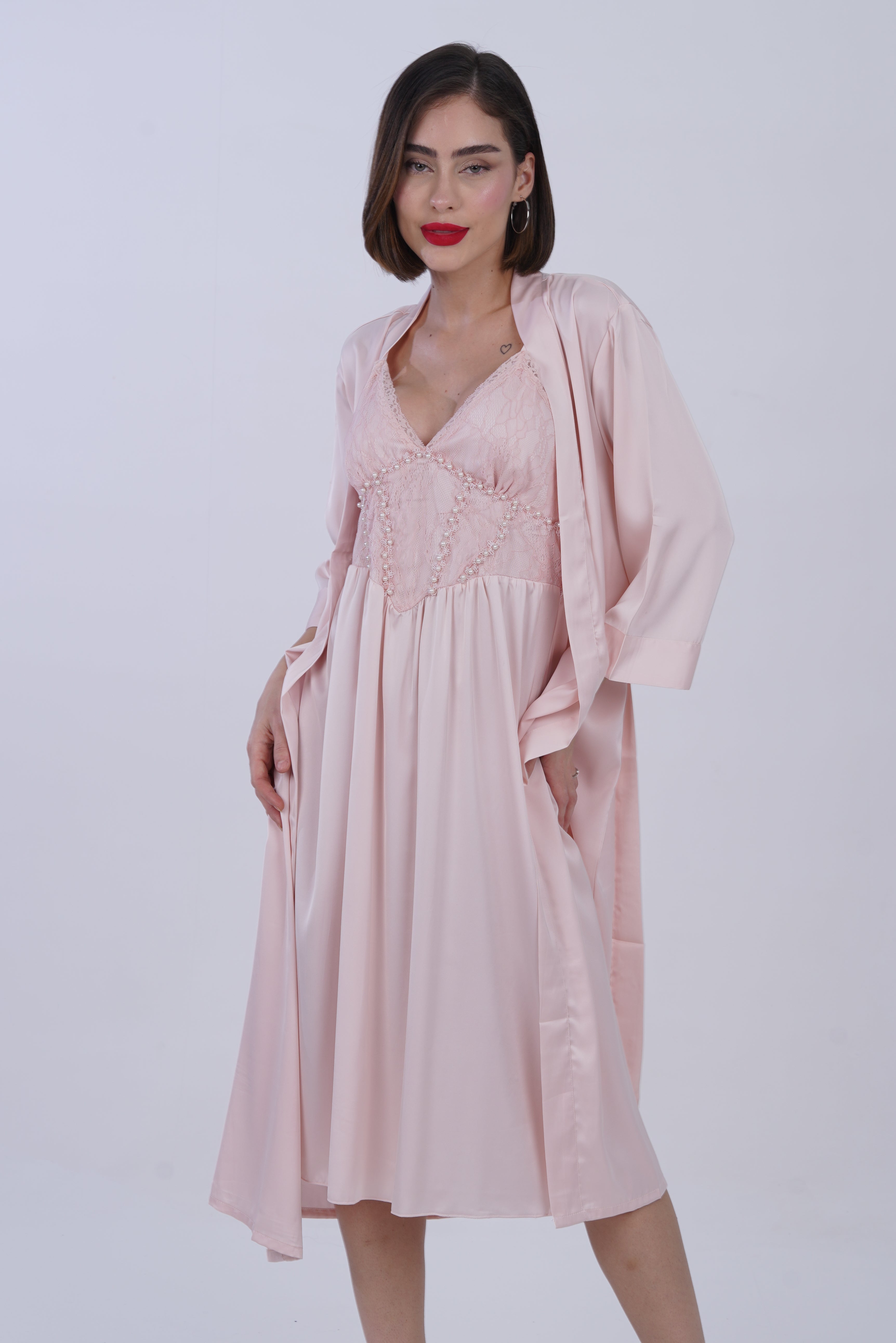 AXTZH The Cloud Nine Two-Piece NIGHTWEAR X0940-PINK-F22S