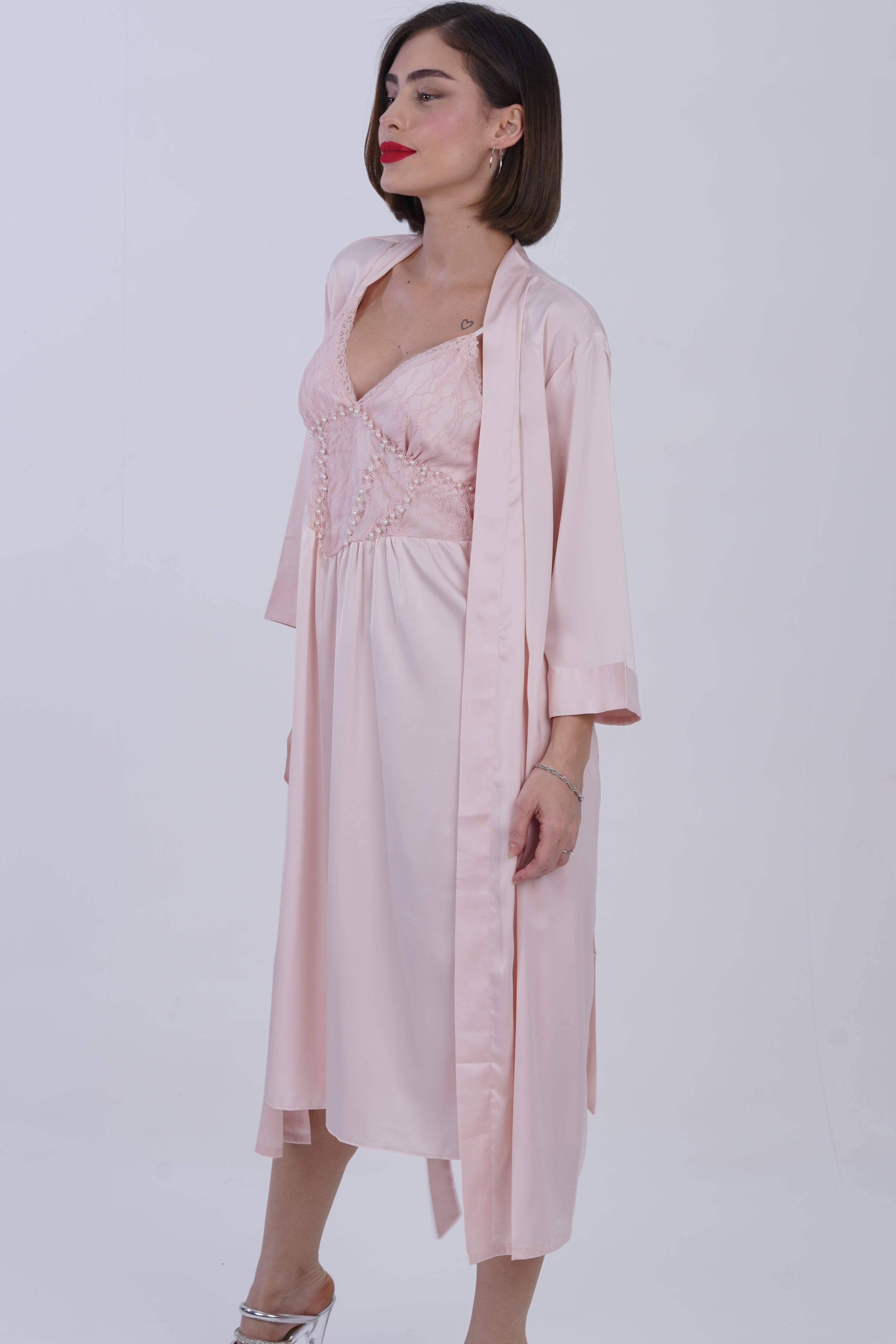 AXTZH The Cloud Nine Two-Piece NIGHTWEAR X0940-PINK-F22S