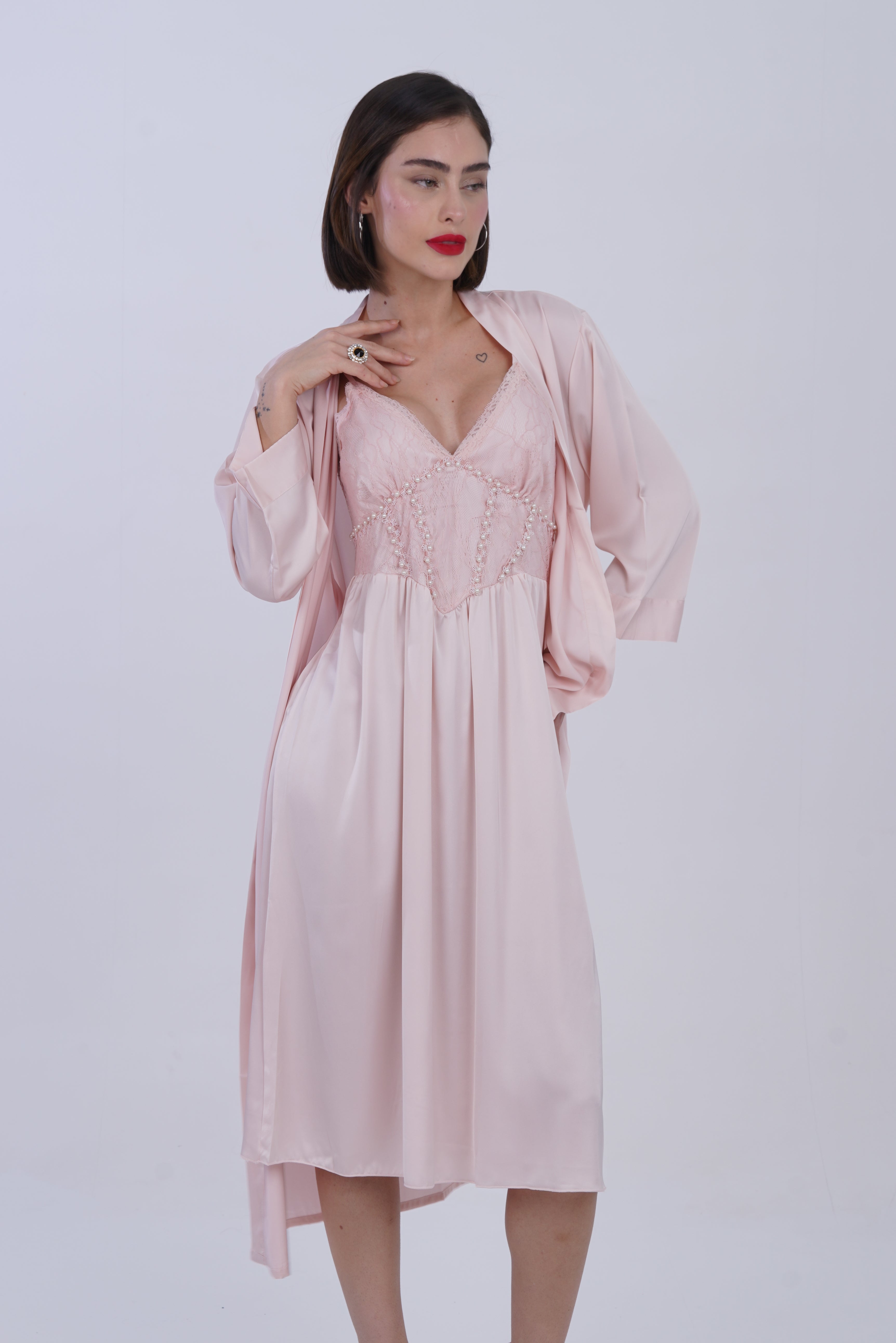 AXTZH The Cloud Nine Two-Piece NIGHTWEAR X0940-PINK-F22S