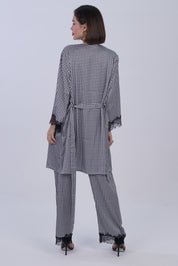 AXTZH nightwear Whispered Harmony Three-Piece X0587-BLKCH-NSL3PS