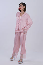 AXTZH Dreamscape Satin Set Nightwear X0139-BLUSH-C2S
