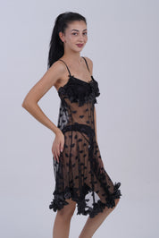 AXTZH 1-piece sexy nightwear X0333-BLACK-F1N
