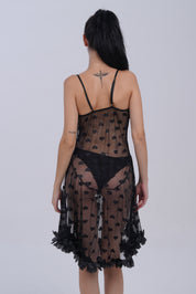 AXTZH 1-piece sexy nightwear X0333-BLACK-F1N