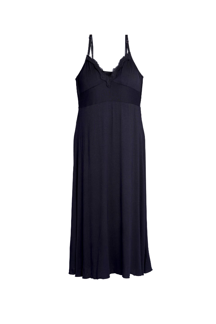 AXTZH 2-Piece Nightwear Set – Black Slip with Leopard Print Robe X0289-BLKLEO-F22MO