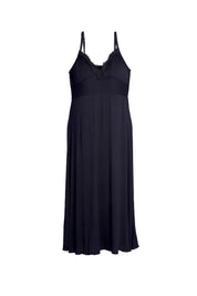 AXTZH 2-Piece Nightwear Set – Black Slip with Leopard Print Robe X0289-BLKLEO-F22MO