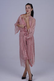 AXTZH Two-Piece Women’s Nightwear Collection Combining Timeless Elegance with Sensual Charm X2105-BLUSH-F12S