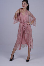 AXTZH Two-Piece Women’s Nightwear Collection Combining Timeless Elegance with Sensual Charm X2105-BLUSH-F12S