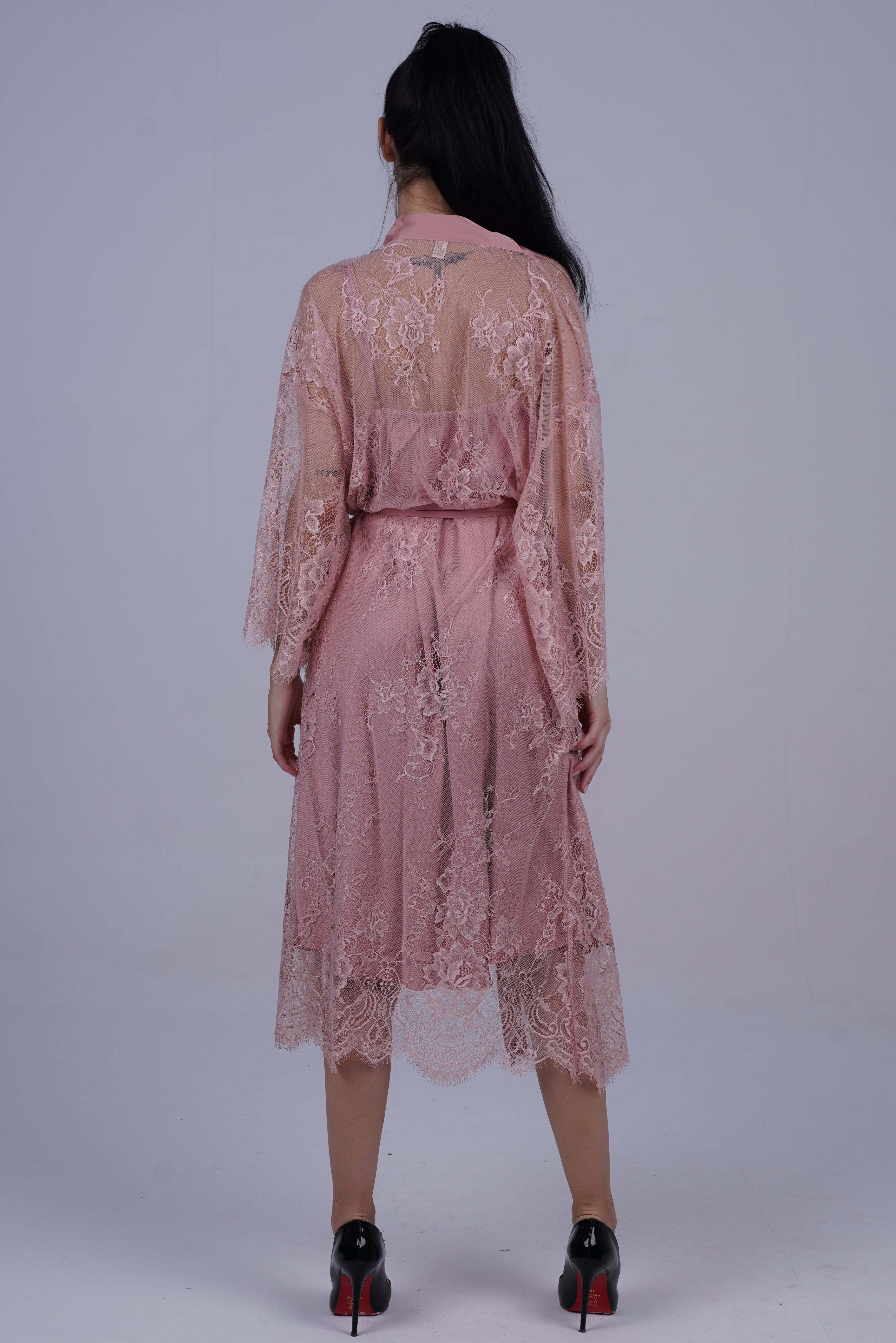 AXTZH Two-Piece Women’s Nightwear Collection Combining Timeless Elegance with Sensual Charm X2105-BLUSH-F12S