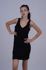 BELLAGIO Women’s Everyday Comfort Slip Dress – Perfect Innerwear for Effortless Elegance and Smooth Layering INNER  BWI0910-BLACK-H7M