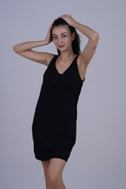 BELLAGIO Women’s Everyday Comfort Slip Dress – Perfect Innerwear for Effortless Elegance and Smooth Layering INNER  BWI0910-BLACK-H7M