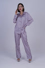 AXTZH Silky Comfort Meets Subtle Seduction: Elegant Two-Piece Nightwear Set X0718-ROSST-C2S
