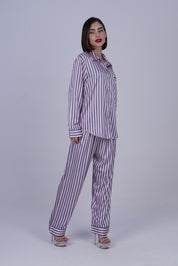 AXTZH Silky Comfort Meets Subtle Seduction: Elegant Two-Piece Nightwear Set X0718-ROSST-C2S