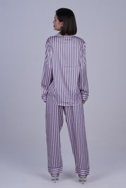 AXTZH Silky Comfort Meets Subtle Seduction: Elegant Two-Piece Nightwear Set X0718-ROSST-C2S