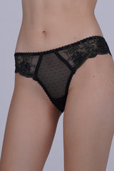 BELLAGIO Secret Bloom Lingerie Set BP0312-BLACK