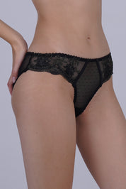 BELLAGIO Secret Bloom Lingerie Set BP0312-BLACK