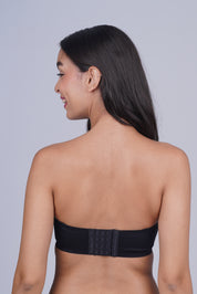 AXTZH One-piece strapless bra designed for a smooth, invisible fit XB0789-BLACK-DP111