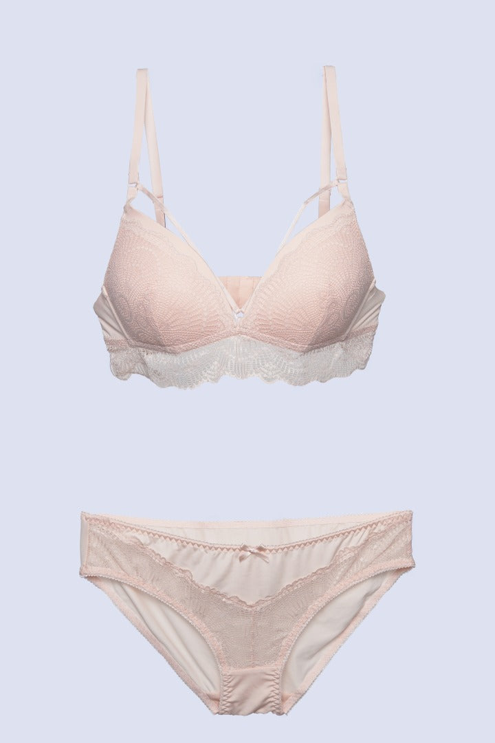 AXTZH Sheer Lace Edge Panty AP9001-BLUSH