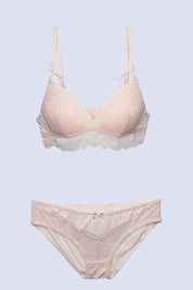 AXTZH Sheer Lace Edge Panty AP9001-BLUSH