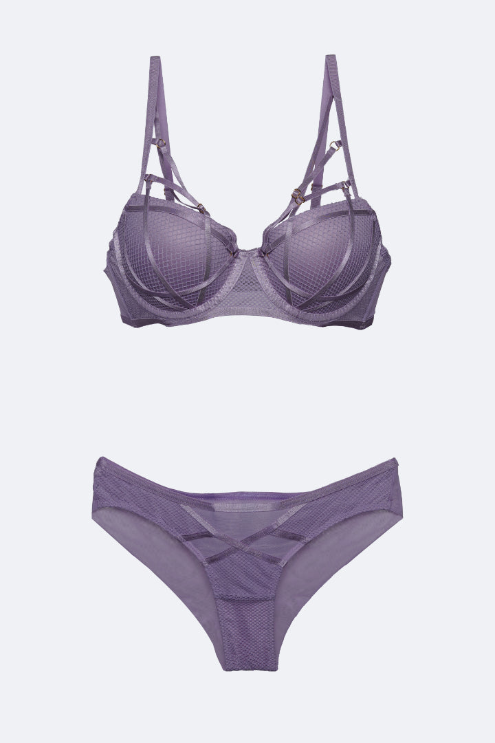 Bellagio Lilac Mesh Detail Panty BP0002-L-LILAC
