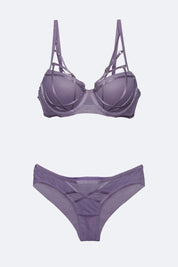 Bellagio Lilac Mesh Detail Panty BP0002-L-LILAC