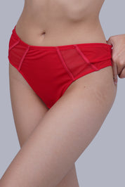 BELLAGIO One-Piece Panty – Everyday Comfort Blended with Stylish Elegance BP1002-CRIMSON