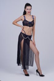 AXTZH 2-Piece Sexy Nightwear Set X0264-MIDNIGHT-BS2P