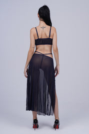 AXTZH 2-Piece Sexy Nightwear Set X0264-MIDNIGHT-BS2P